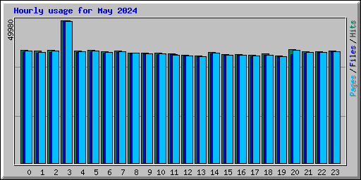 Hourly usage for May 2024