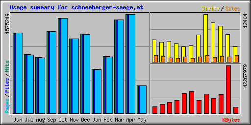 Usage summary for schneeberger-saege.at